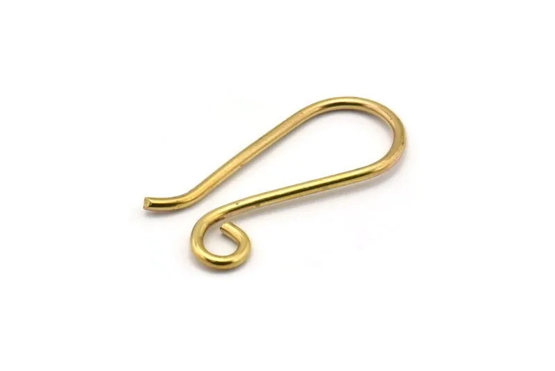 10 Pcs Raw Brass Connectors  31x14 Mm Bs-1236--R072