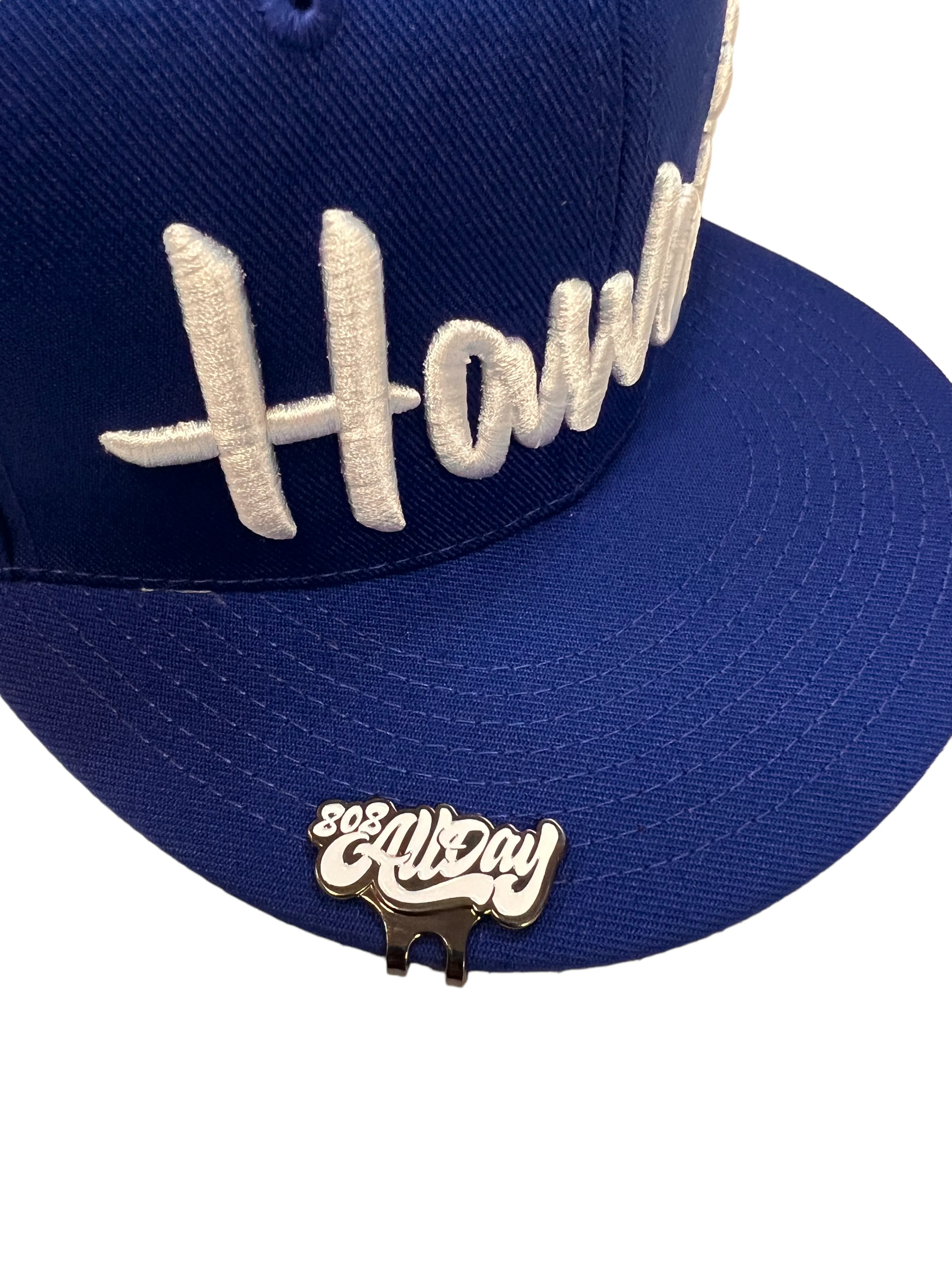 808ALLDAY Script HAT CLIP