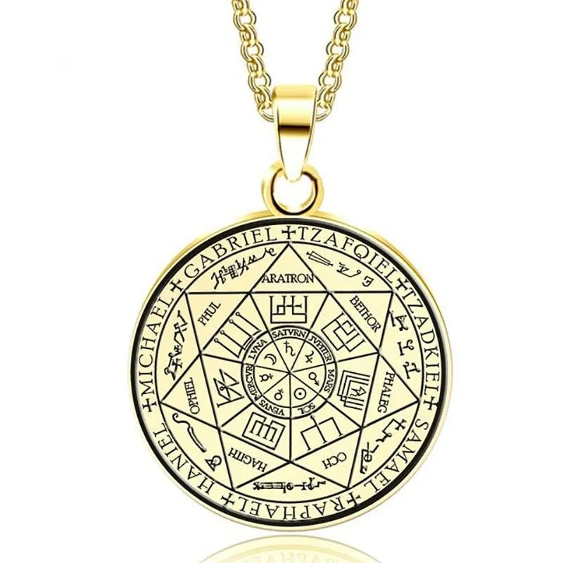 Archangels Pentagram Pendant Necklace