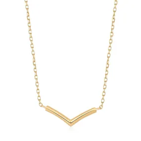 Aurelie Gi Laurel Wishbone Necklace