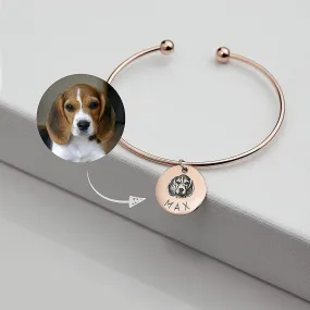 Bailey Large Pet Portrait Bracelet