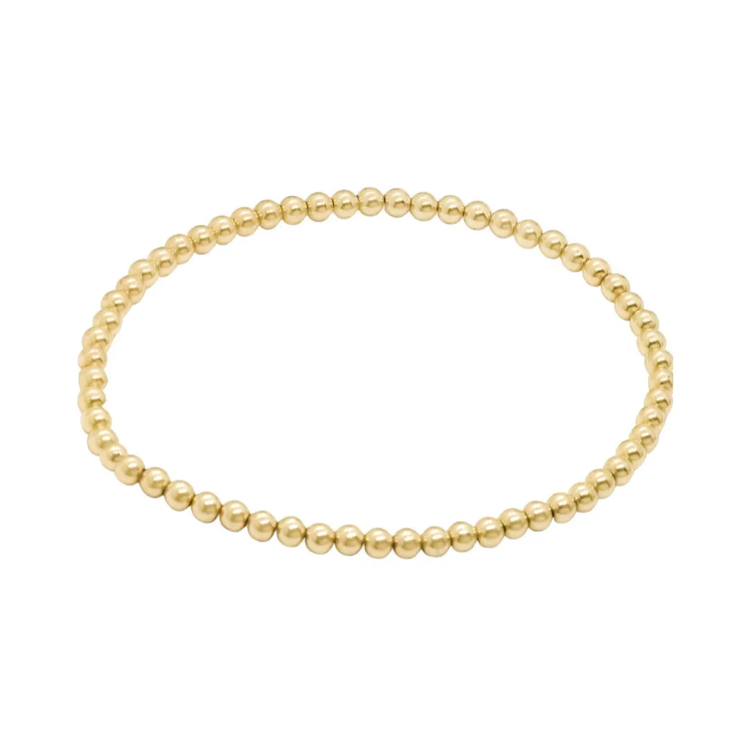 Bead Bracelet (Gold Filled - Medium)