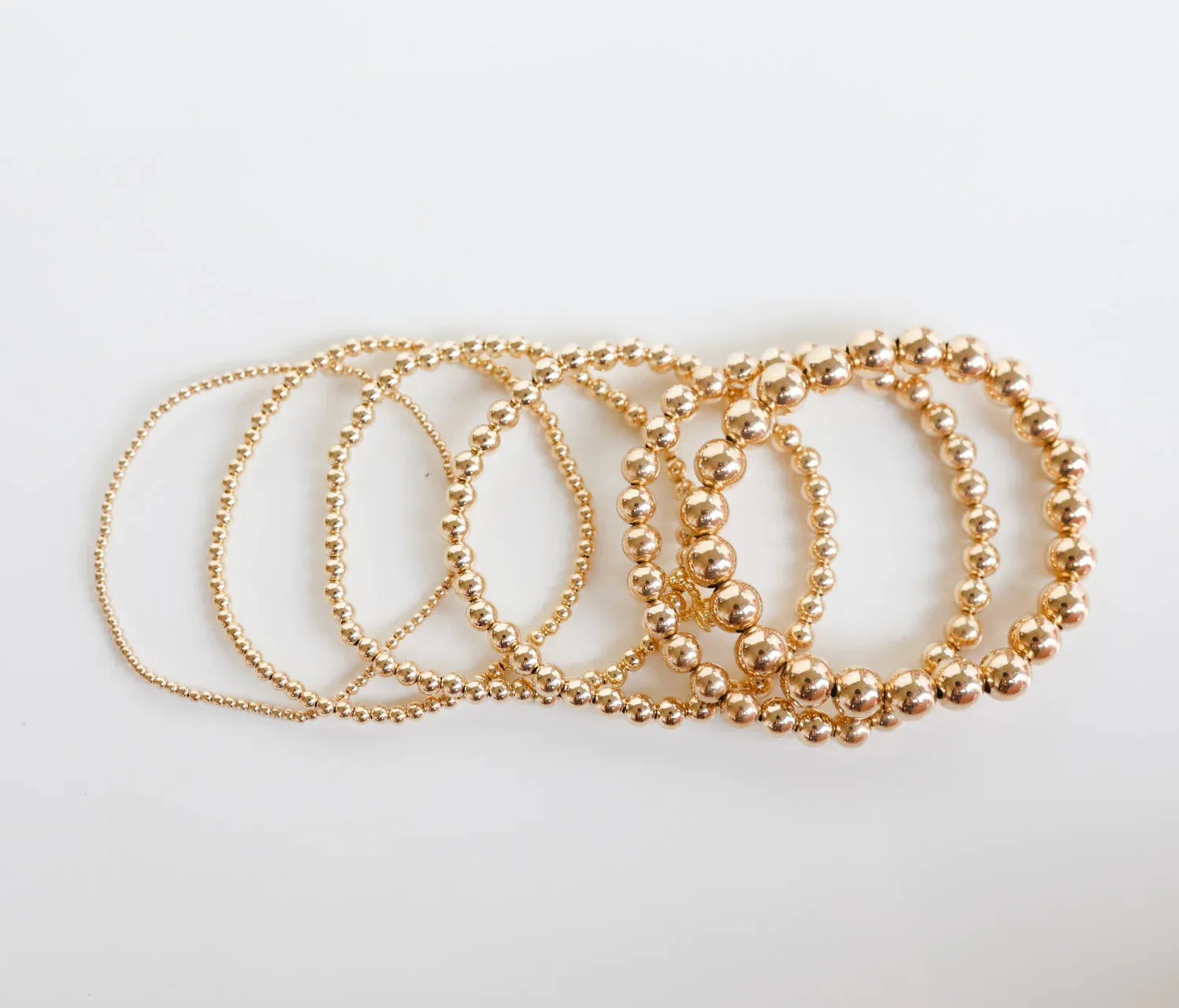 Beaded Blondes | 2MM Gold Beaded Bracelet