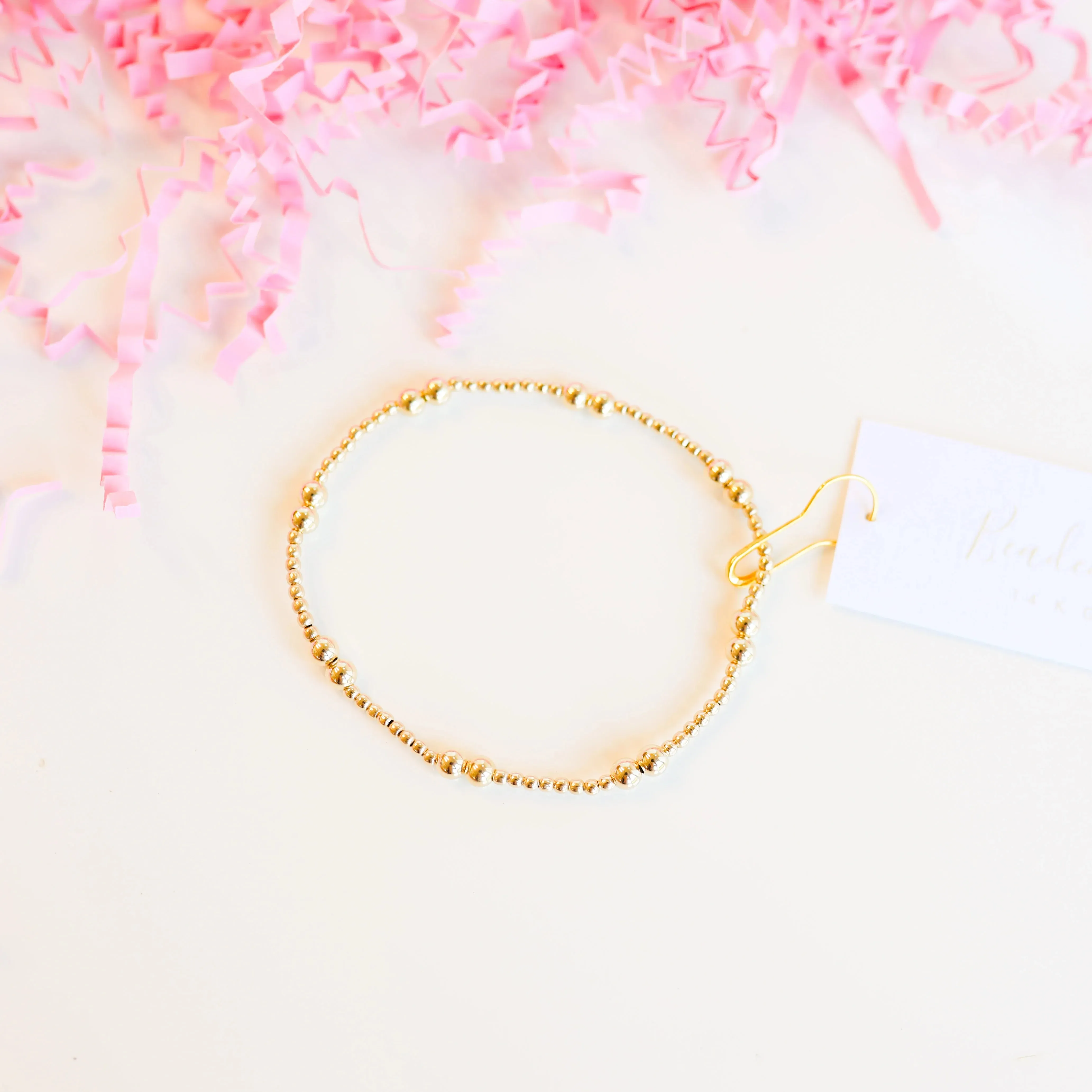 Beaded Blondes | Leah Bracelet in Gold