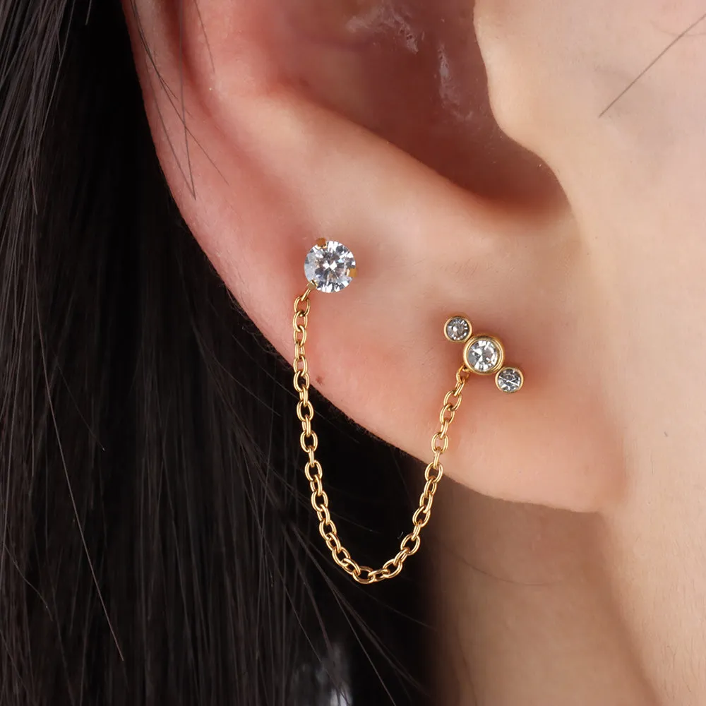 Brilliant Chain Earring