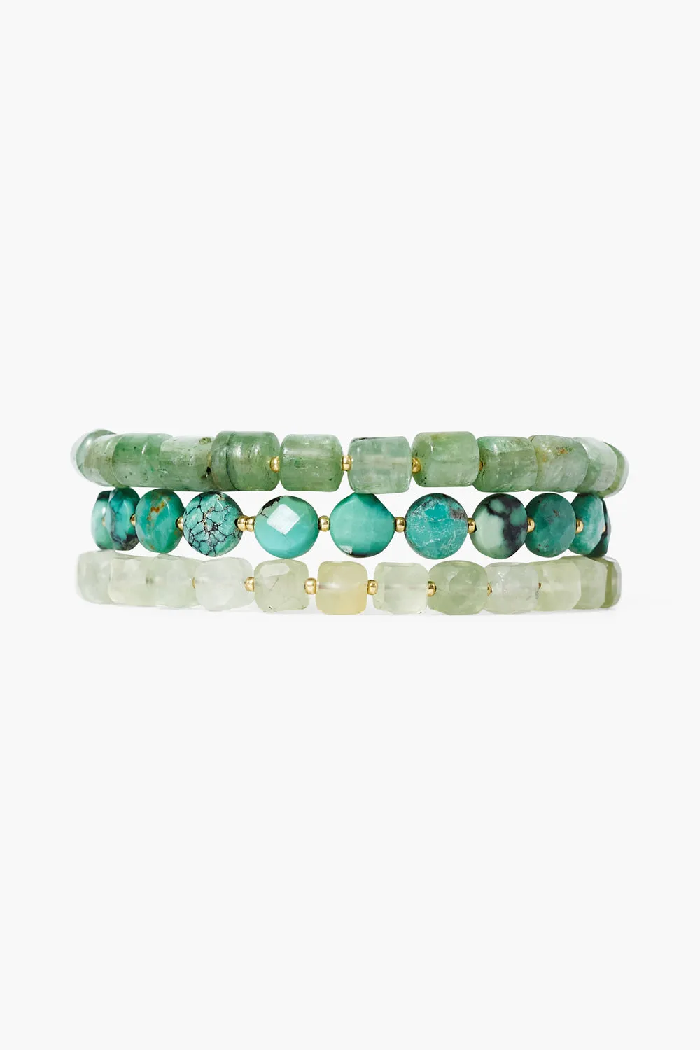 Carolina Naked Wrap Bracelet Turquoise Mix