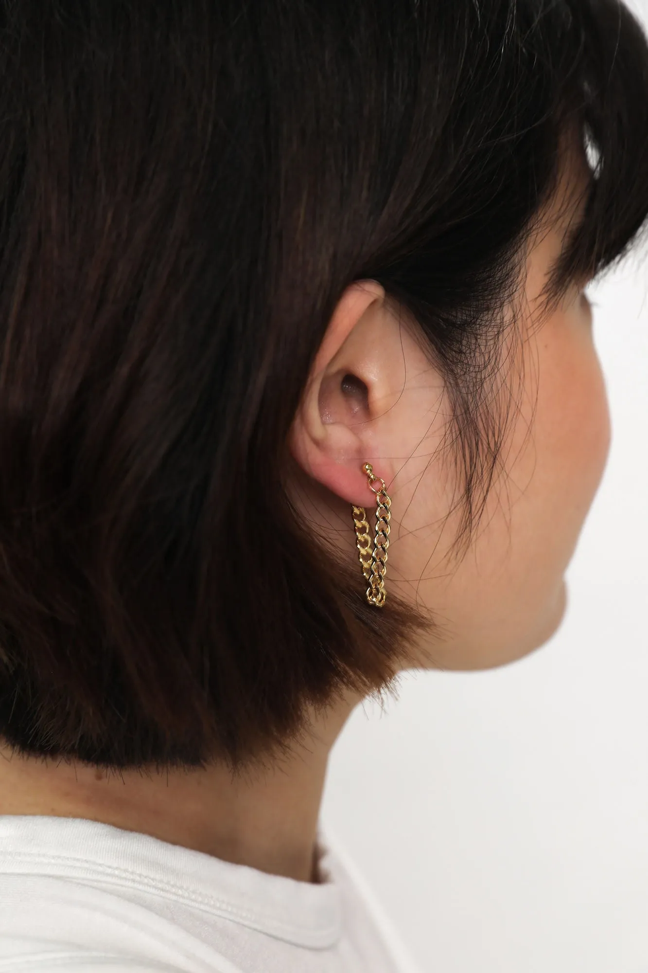 Chain Hoop Earrings