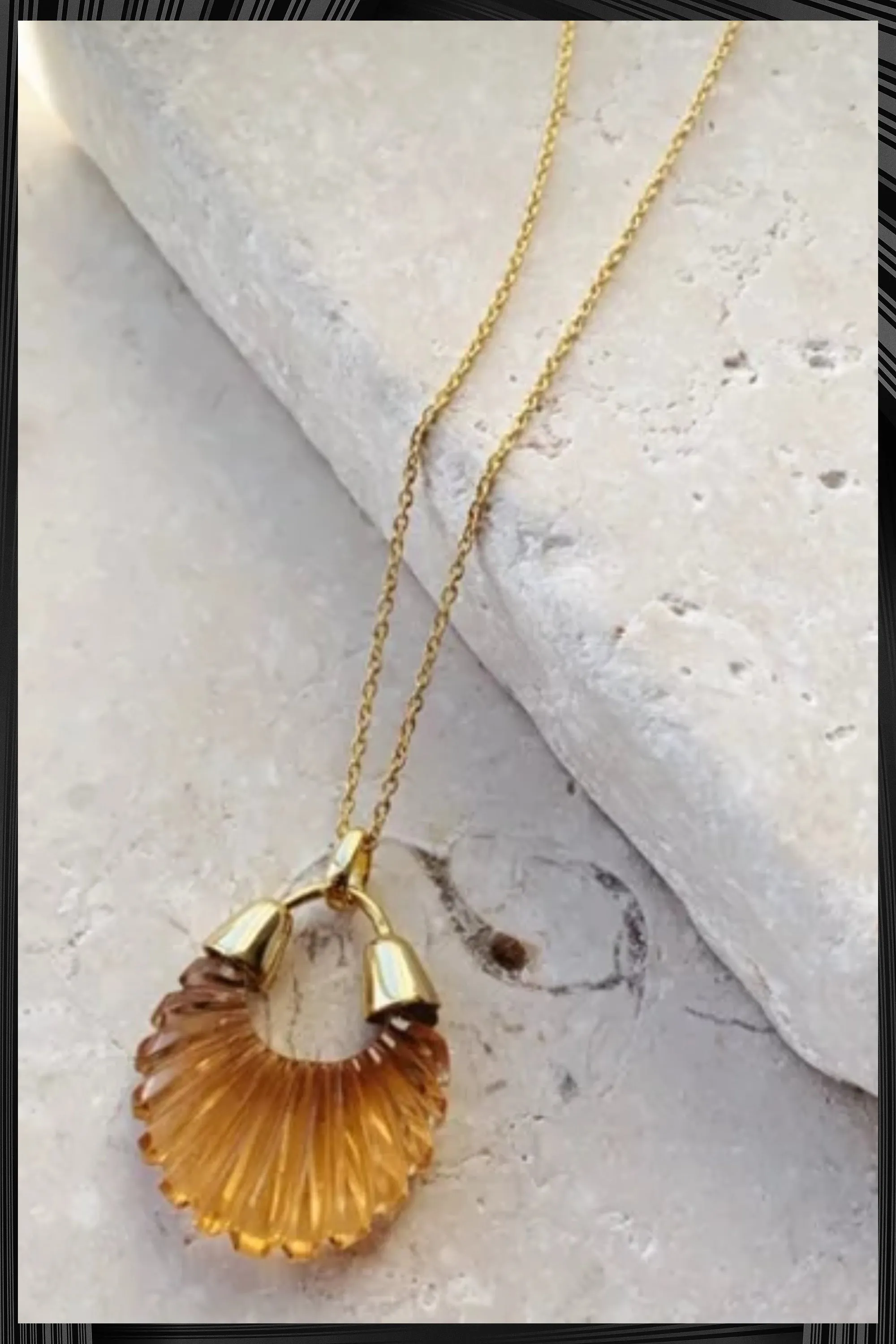 Champagne Ettienne Necklace | Quick Shipping