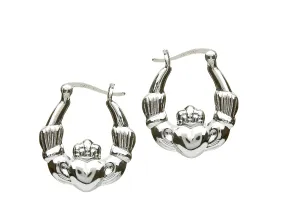 Claddagh Hoop Earrings