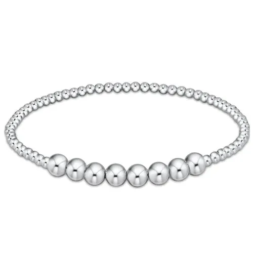 Classic Sterling Beaded Bliss 2.5mm Bead Bracelet - 5mm Sterling