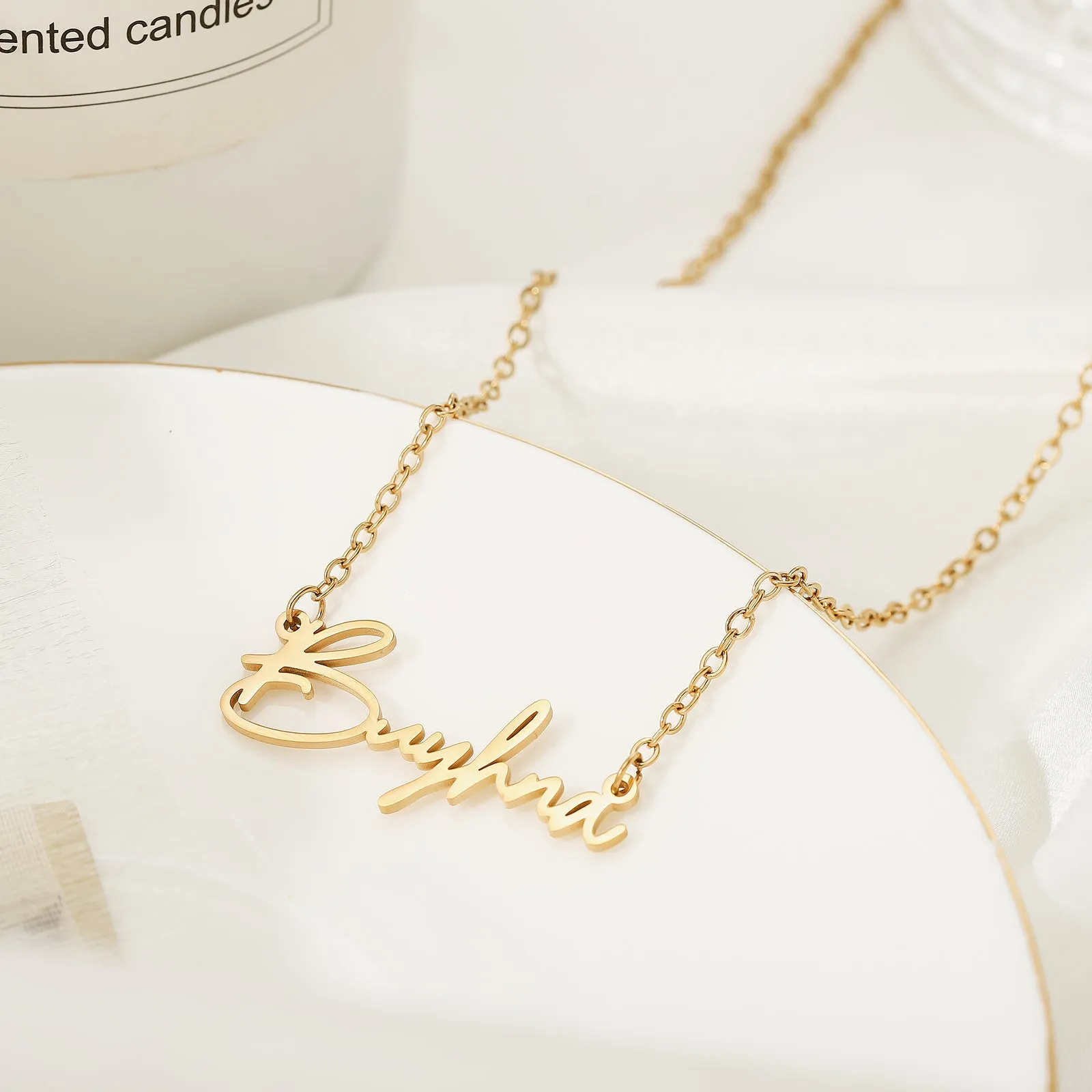 Custom Nameplate Necklace