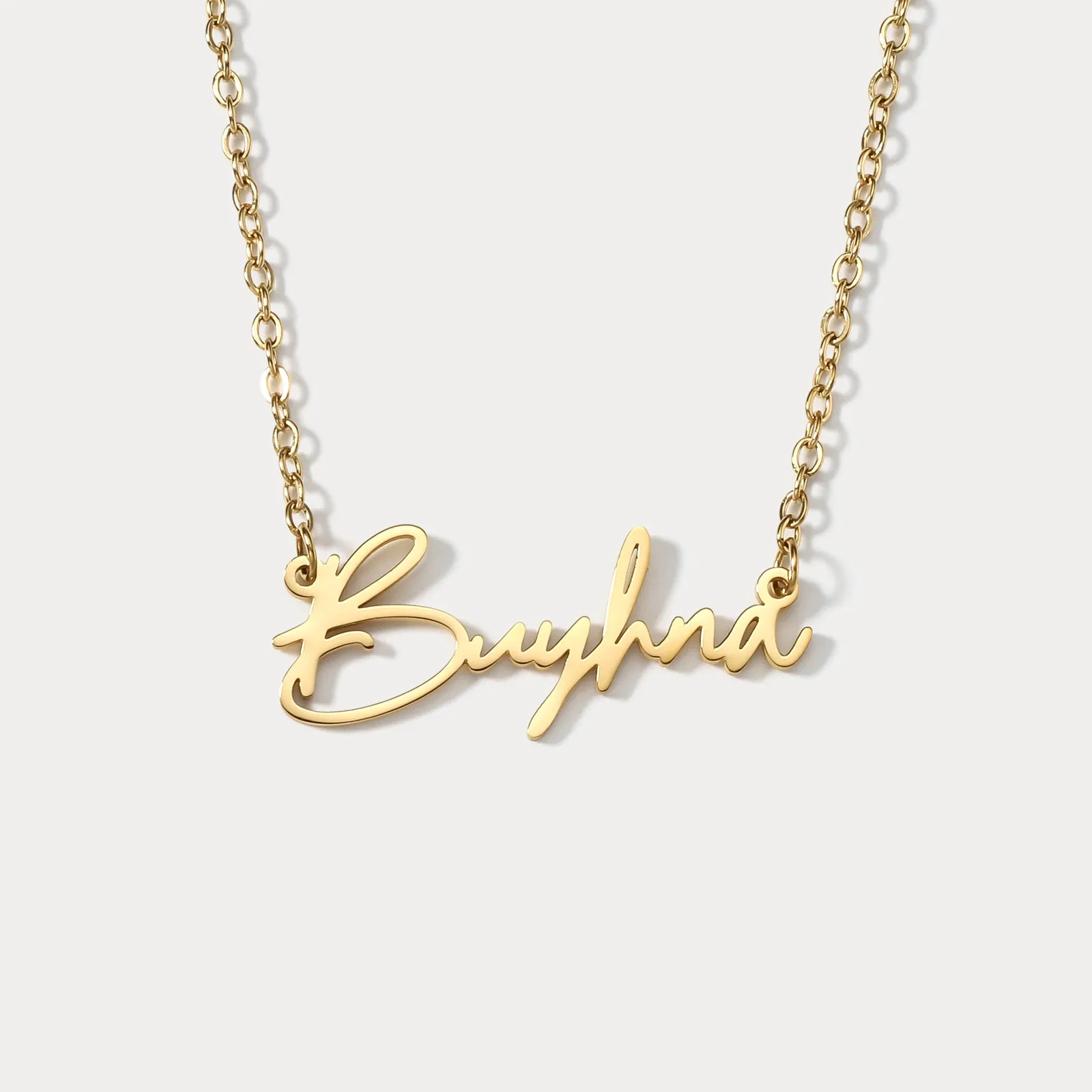 Custom Nameplate Necklace