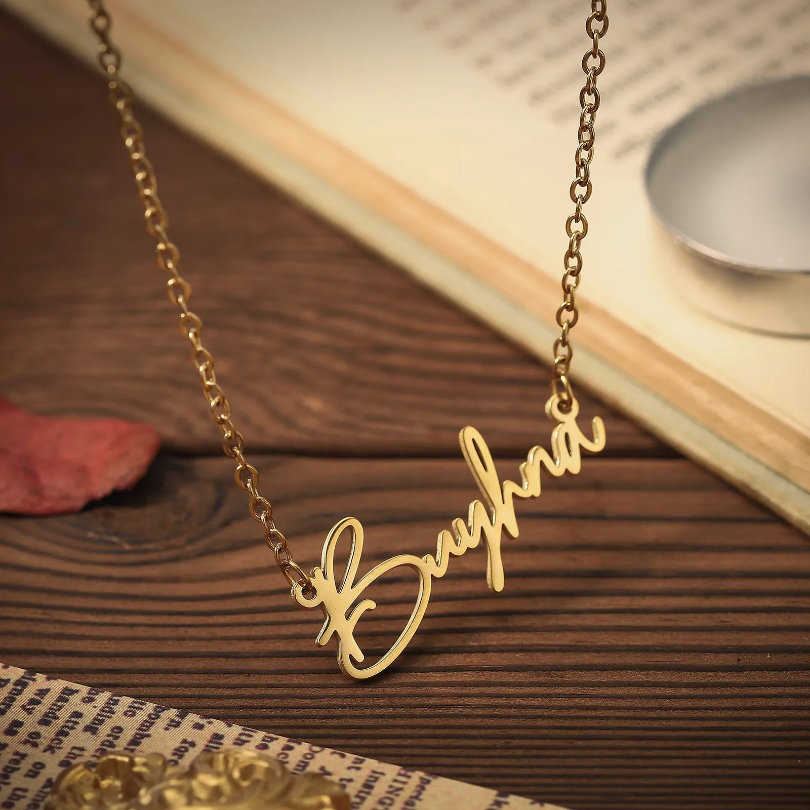 Custom Nameplate Necklace