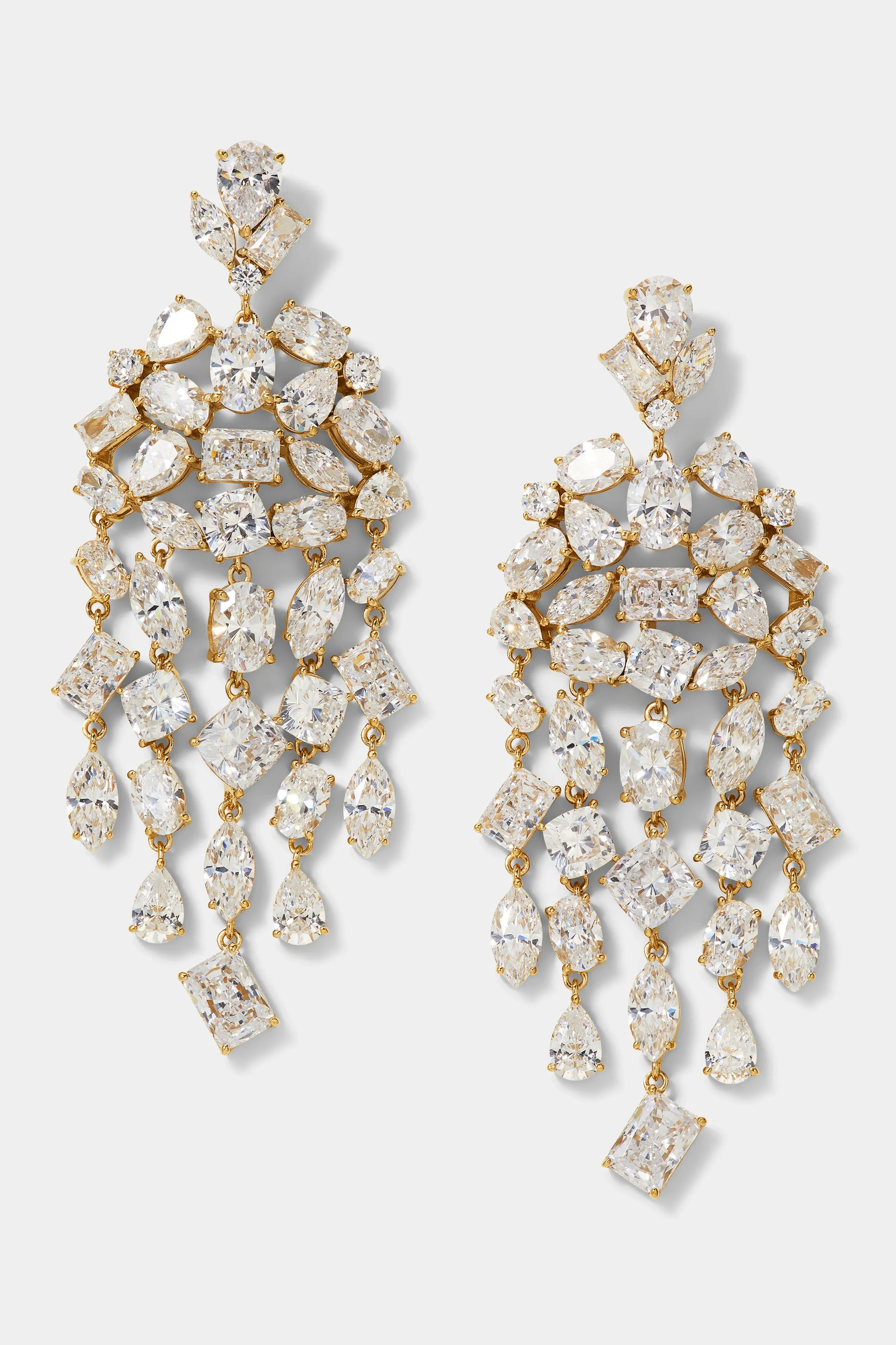 EAR CANDY CZ CHANDELIER EARRINGS