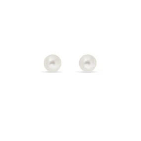 Ear Sense Earrings WPE-6 6mm Pearl Stud Earrings