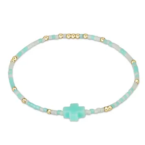 egirl Hope Unwritten Signature Cross Bracelet - What I Mint To Say