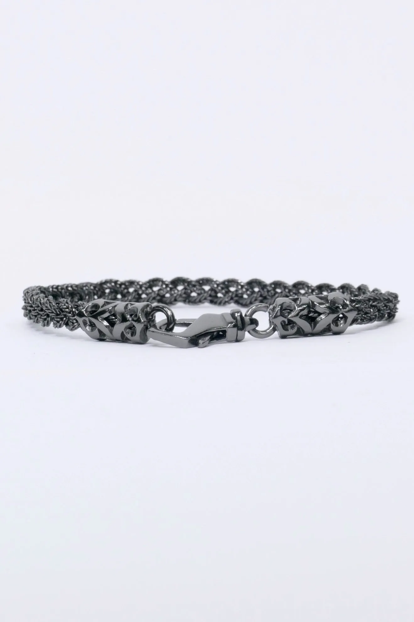 Emanuele Bicocchi Tiny Braided - Black/Silver