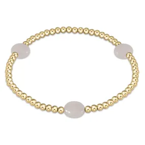 ENewton 3mm Moonstone Gold Admire Bracelet