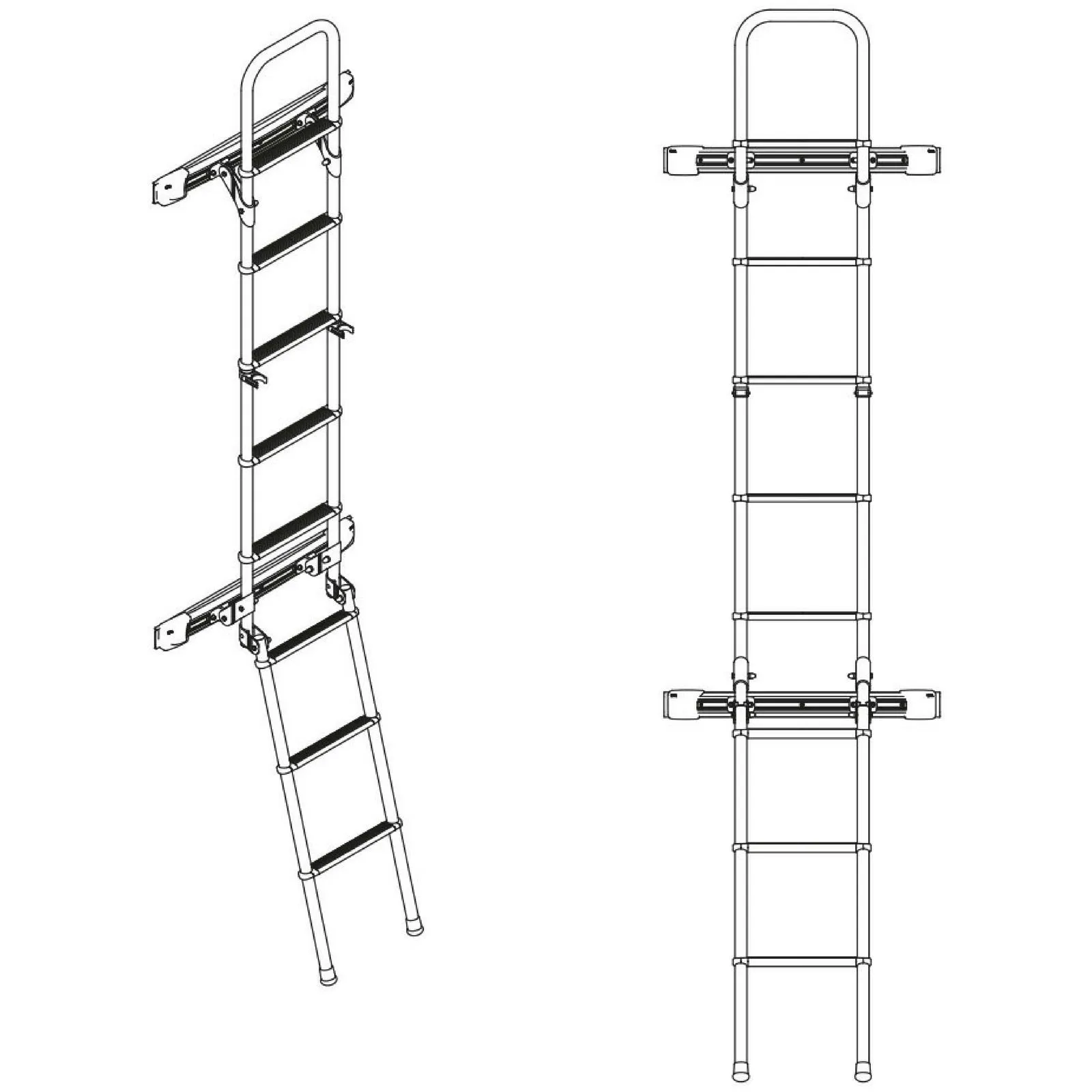 Fiamma Deluxe Sprinter Folding Van Ladder