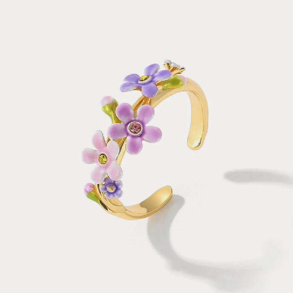 Forget-Me-Not Flowers Ring