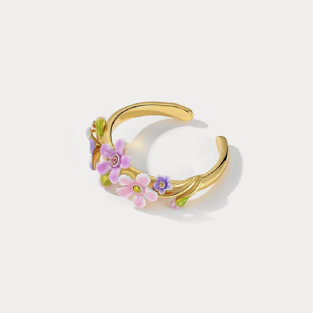 Forget-Me-Not Flowers Ring