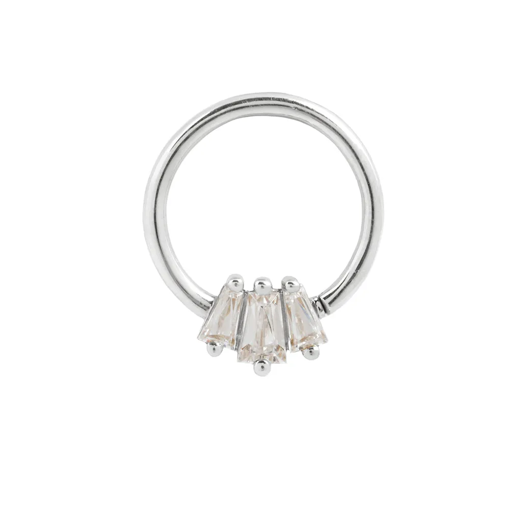 Gemma Trios CZ Seamless Ring