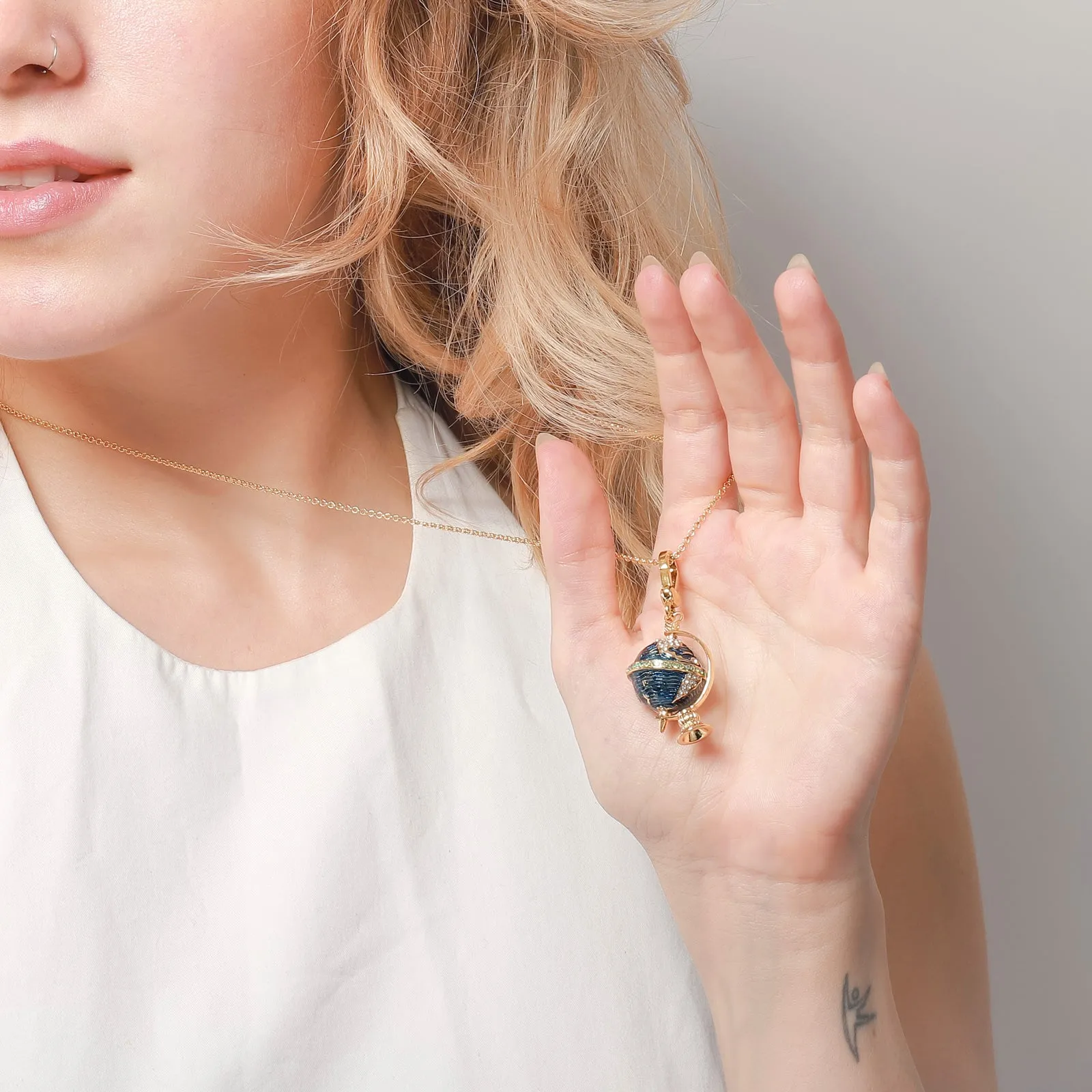 Globe Pendant Necklace