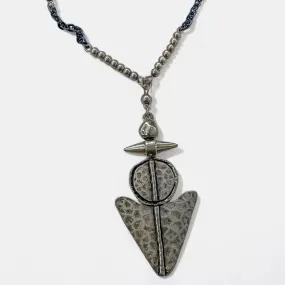 Gold Arrowhead Pendant Necklace