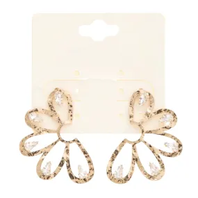 Gold Open Rhinestone Ear climber