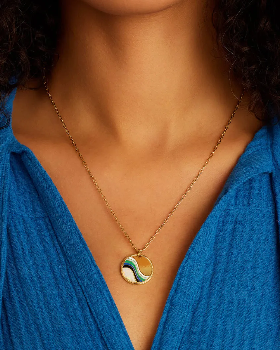 Gorjana ‘Swell Pendant Necklace’