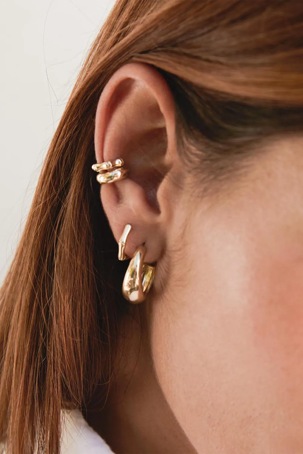 Half Round Chubby Ear Cuff