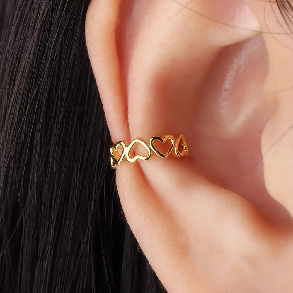 Heart to Heart Ear Cuff