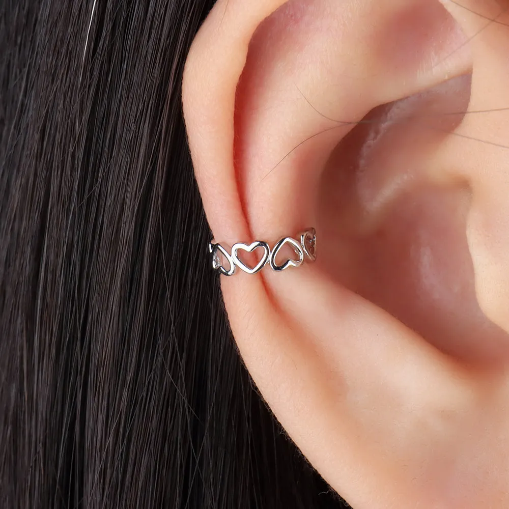 Heart to Heart Ear Cuff