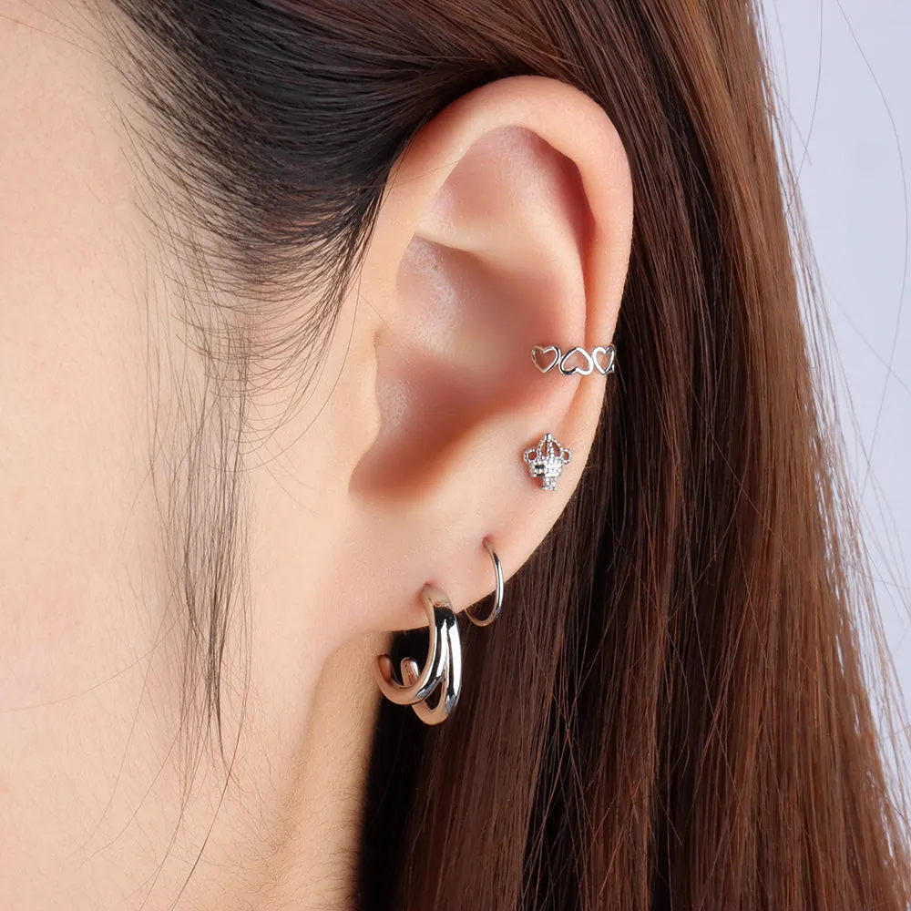 Heart to Heart Ear Cuff