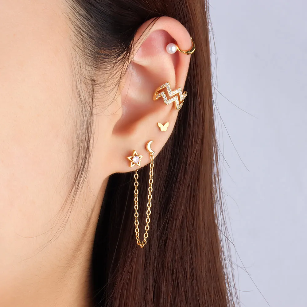 Heartbeat Ear Cuff