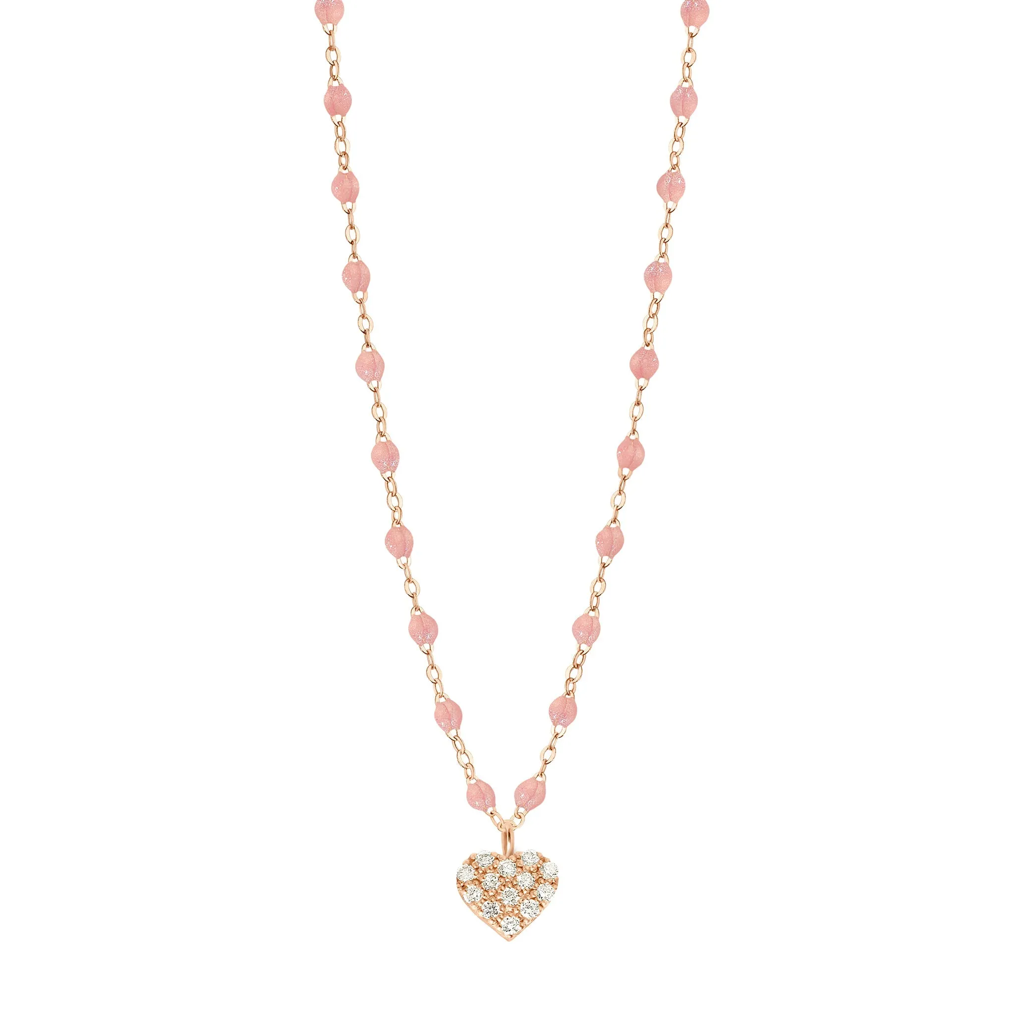 In Love Diamond Necklace, Blush, Rose Gold, 16.5"