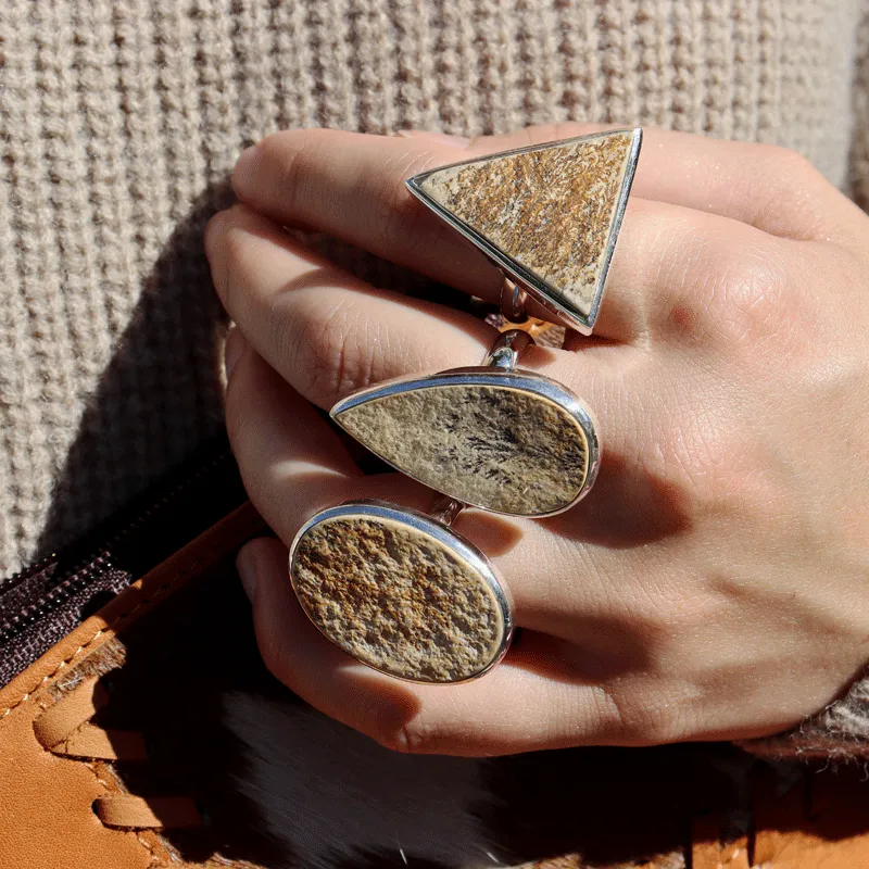 Leaf Jasper Gemstone Ring A