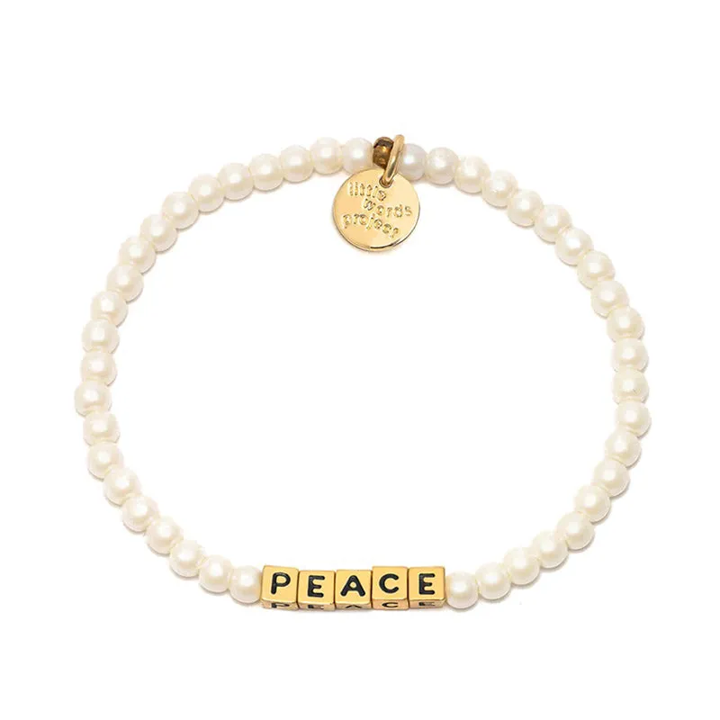 LITTLE WORDS PROJECT | Peace Bracelet