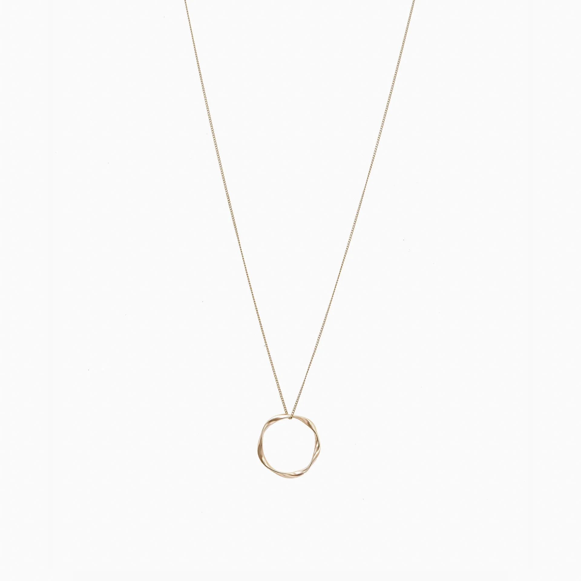 Long Marianne Circle Necklace