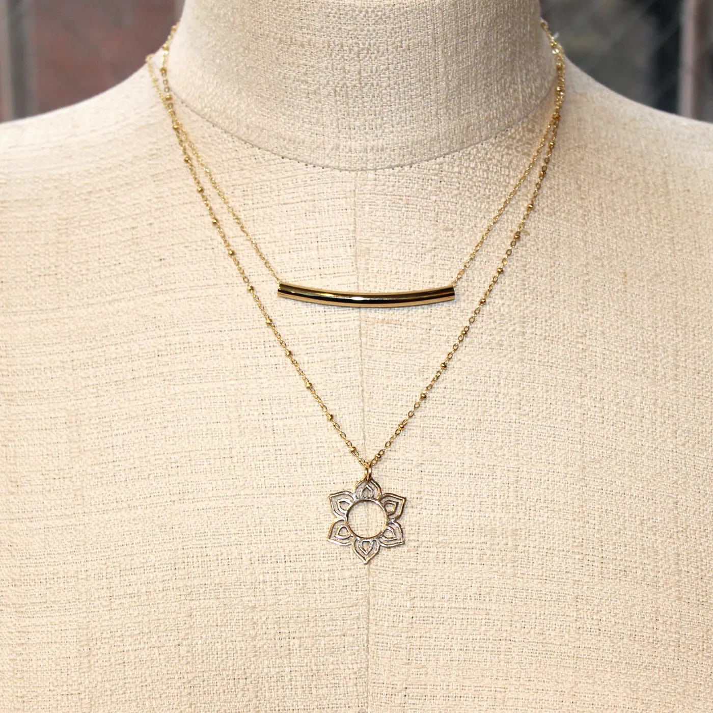 Lotus Flower Necklace