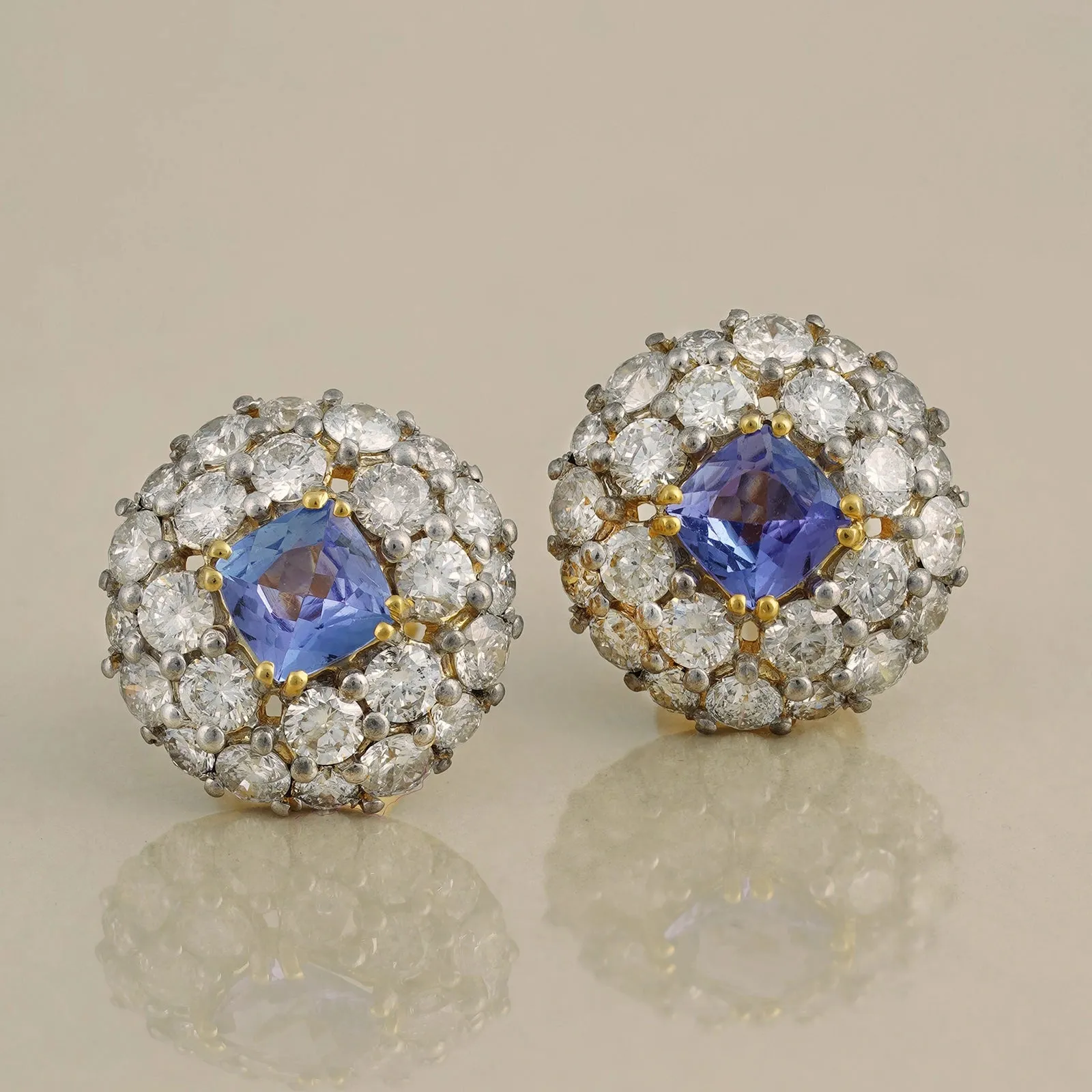 Megan Tanzanite Ear Studs