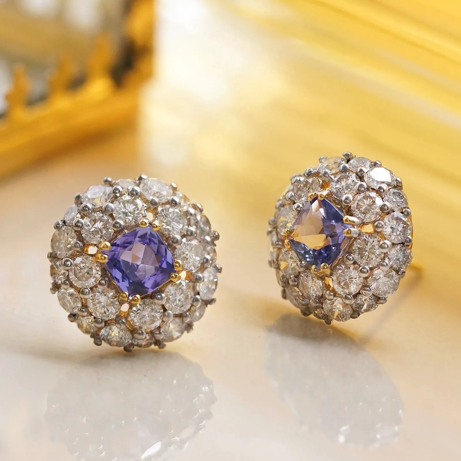 Megan Tanzanite Ear Studs