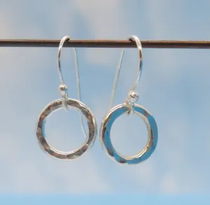 mini karma earrings