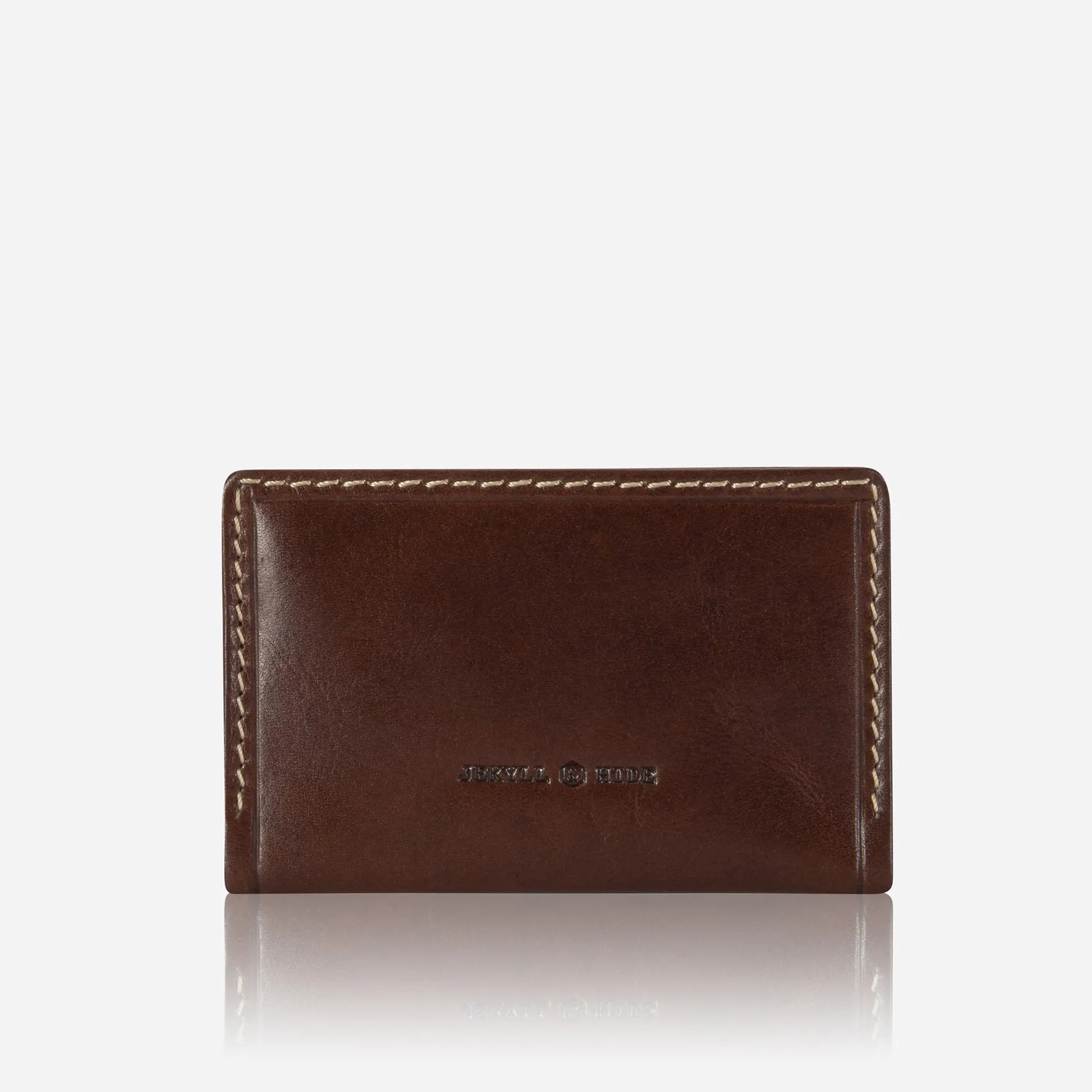 Money Clip Card Holder, Mocha