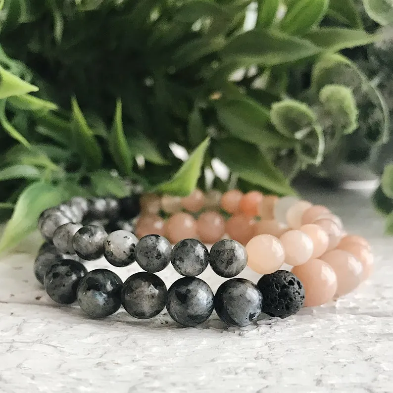 Moonstone Mala Bracelet