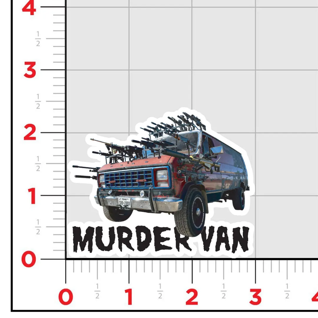 Murder Van Sticker