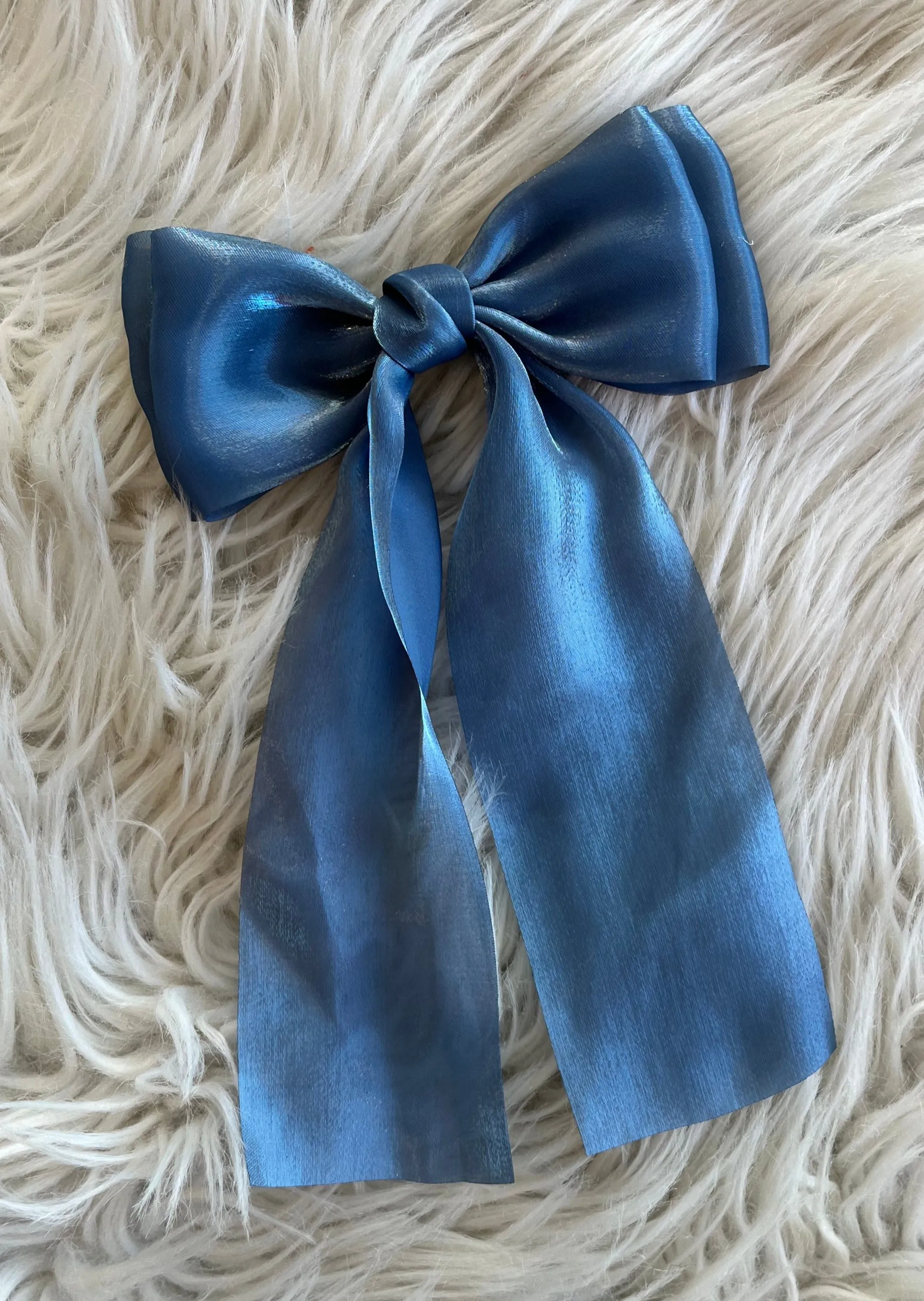 Organza Hair Bow Barrette