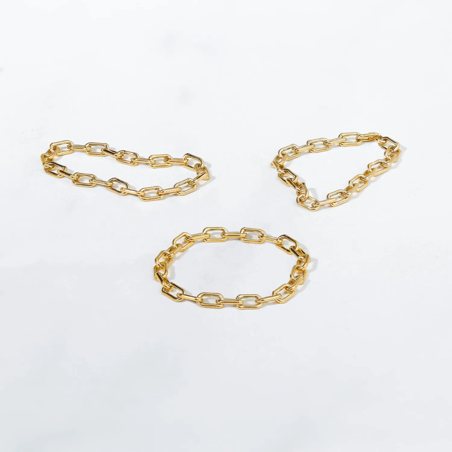 Paperclip Chain Ring