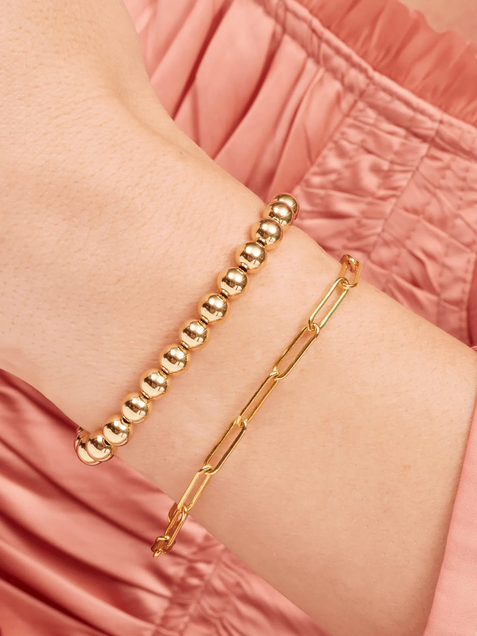 Paperclip 'L' Bracelet