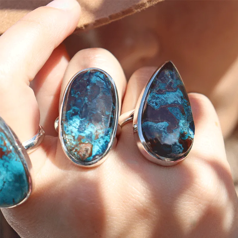 Percy Shattuckite Oval Ring D